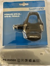 Image of Shimano PD-RS500 SPD-SL Bicycle Pedal 9/16" Road Bike Cleats