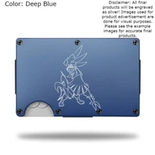 Custom Laser Engraved Wallet - SILVALLY - GREAT GIFT WALLET