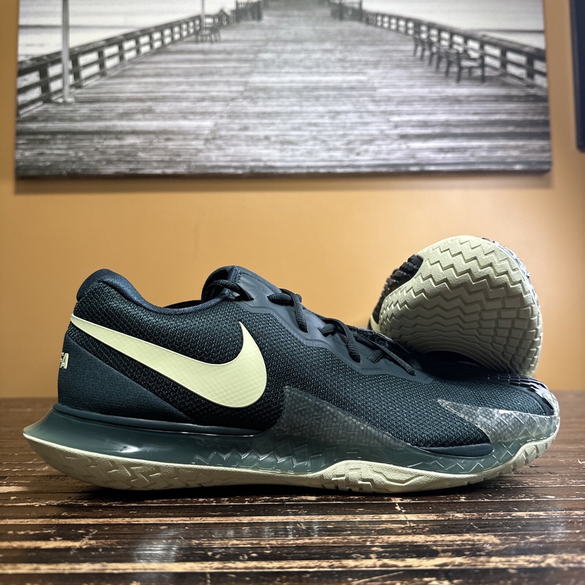 Rafa Nadal Black Cage Rafa Nike Zoom Vapor CAGE RAFA Deep Jungle