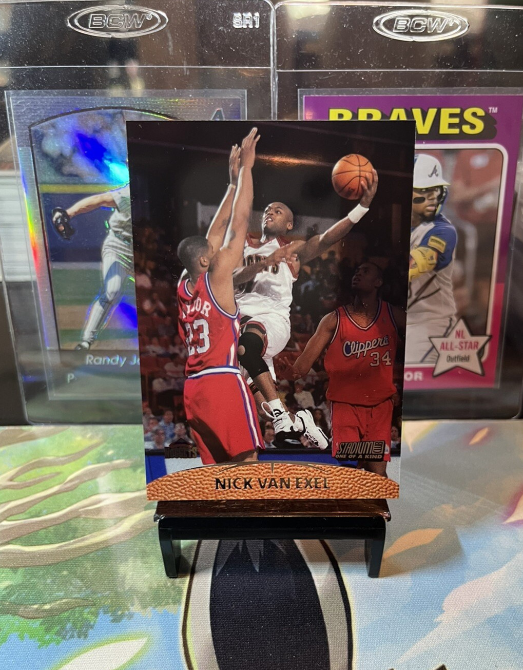 1999 00 Nick Van Exel Topps Stadium Club One of a Kind Card#121 Ser# /150 16A