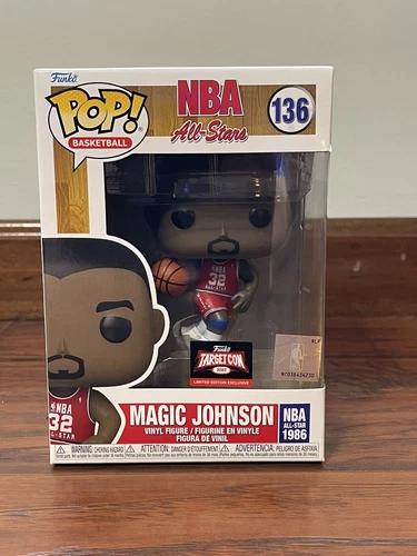 Funko Pop! Basketball Magic Johnson 1986 NBA All Star TARGETCON 2022 #136
