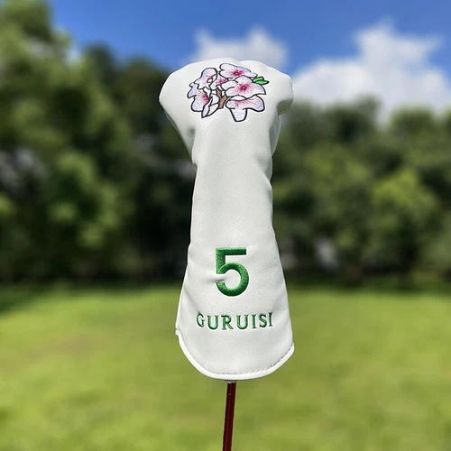 Cubierta de cabeza de madera Master Flower Golf cubierta de cabeza PU conductor calle híbrido cubierta de club - Imagen 50 de 55