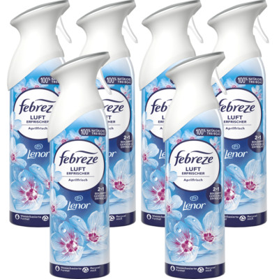 6X Febreze Lufterfrischer Lenor Aprilfrisch 185Ml