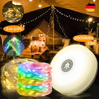 Camping Lichterkette Aufrollbar Wasserdichte Tragbare Led Lichterkette 10M Usb