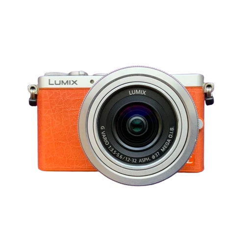 Panasonic Lumix DMC-GM1 Digital Camera Orange w/Lens,Charger
