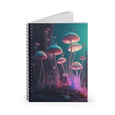 Aesthetic Mushroom Notebook - Hunting Journal - Mushroom Gift Book - V1