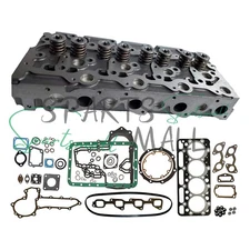 Complete Cylinder Head With Valve & Full Gasket kit for Kubota V2203 Engine