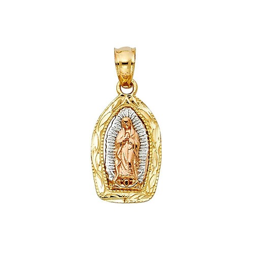 Guadalupe Mary Baptism Necklace Pendant 