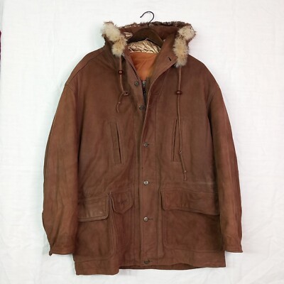 DIESEL WINTERJACKE RENTIER WILDLEDER, WESTERN STYLE, MODERNES KLEIDUNGSSTÜCK UNITED VINTAGE