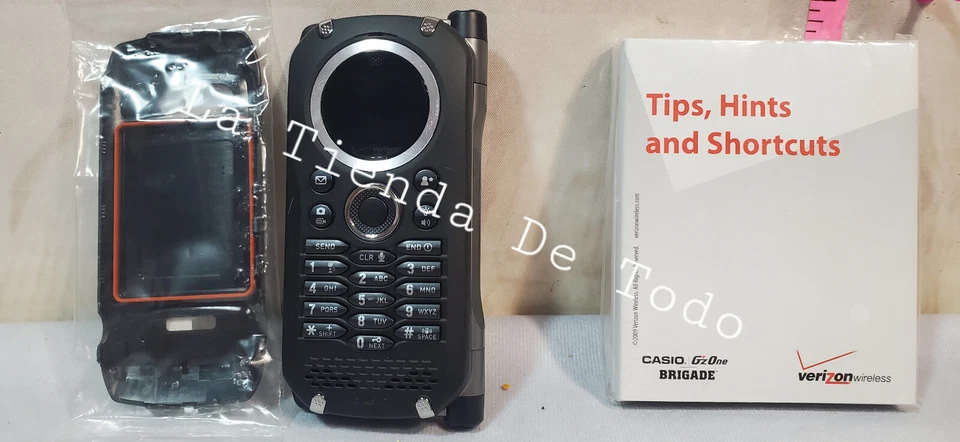 CASIO GZONE BRIGADE RUGGED FLIP KEYBOARDCELLPHONE SOLD AS NOVELTY COLLECTIBLE - Image 2 of 4