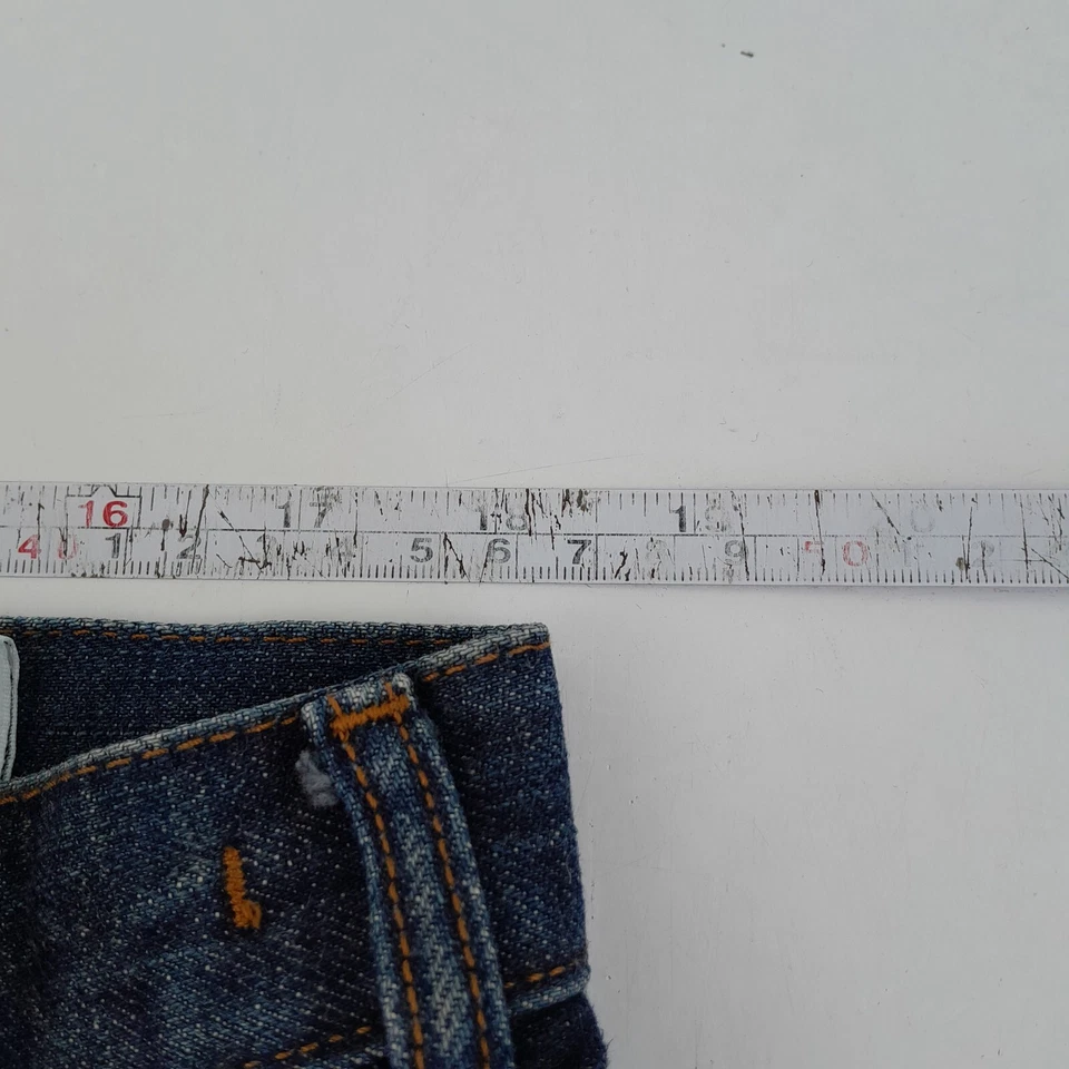 CERRUTI JEANS W38 L34 AZUL REGULAR RECTO PARA HOMBRE ALGODÓN BOTÓN MOSCA - Imagen 4 de 4