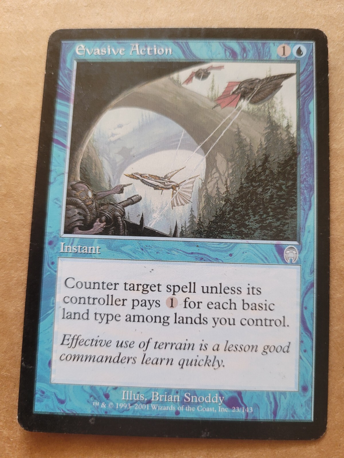 Evasive Action Apocalypse MTG Magic the Gathering Blue U #23 LP BULK DISCOUNT