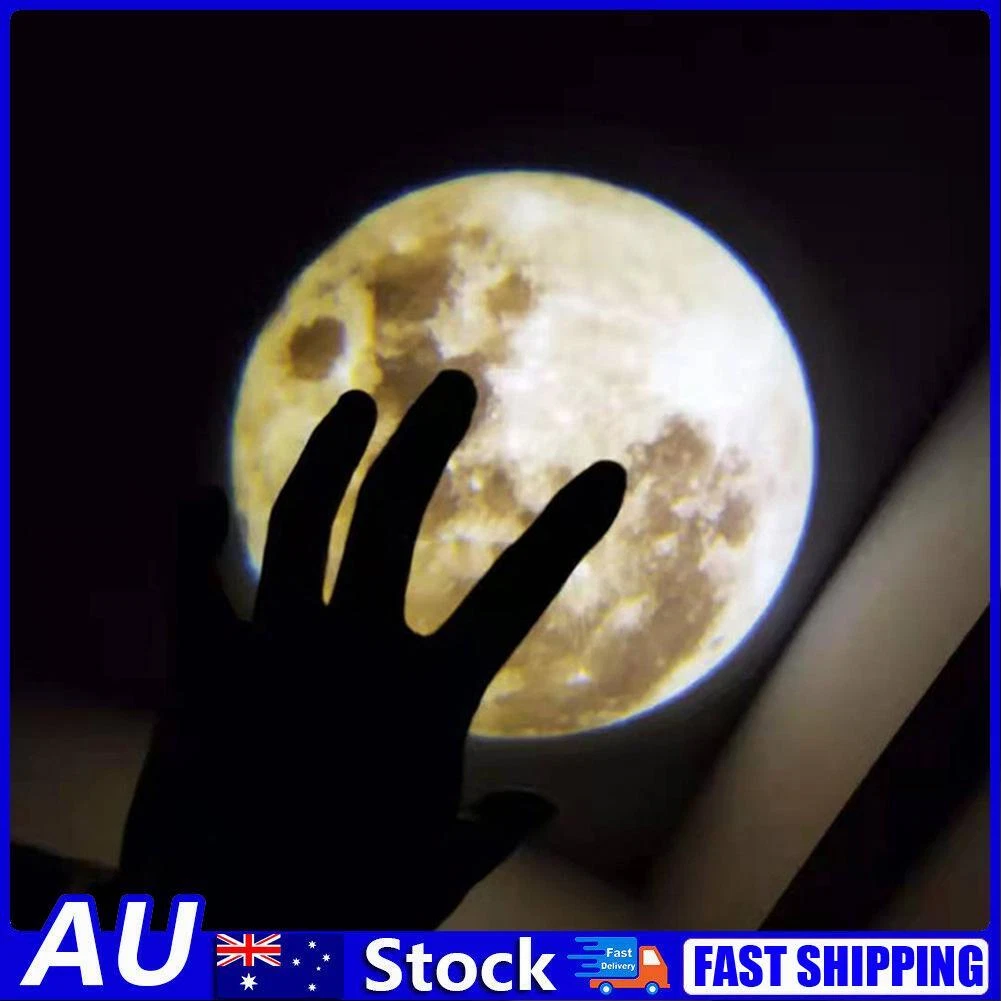 5pcs Earth Moon Star Projector Night Light Films Romantic Kids