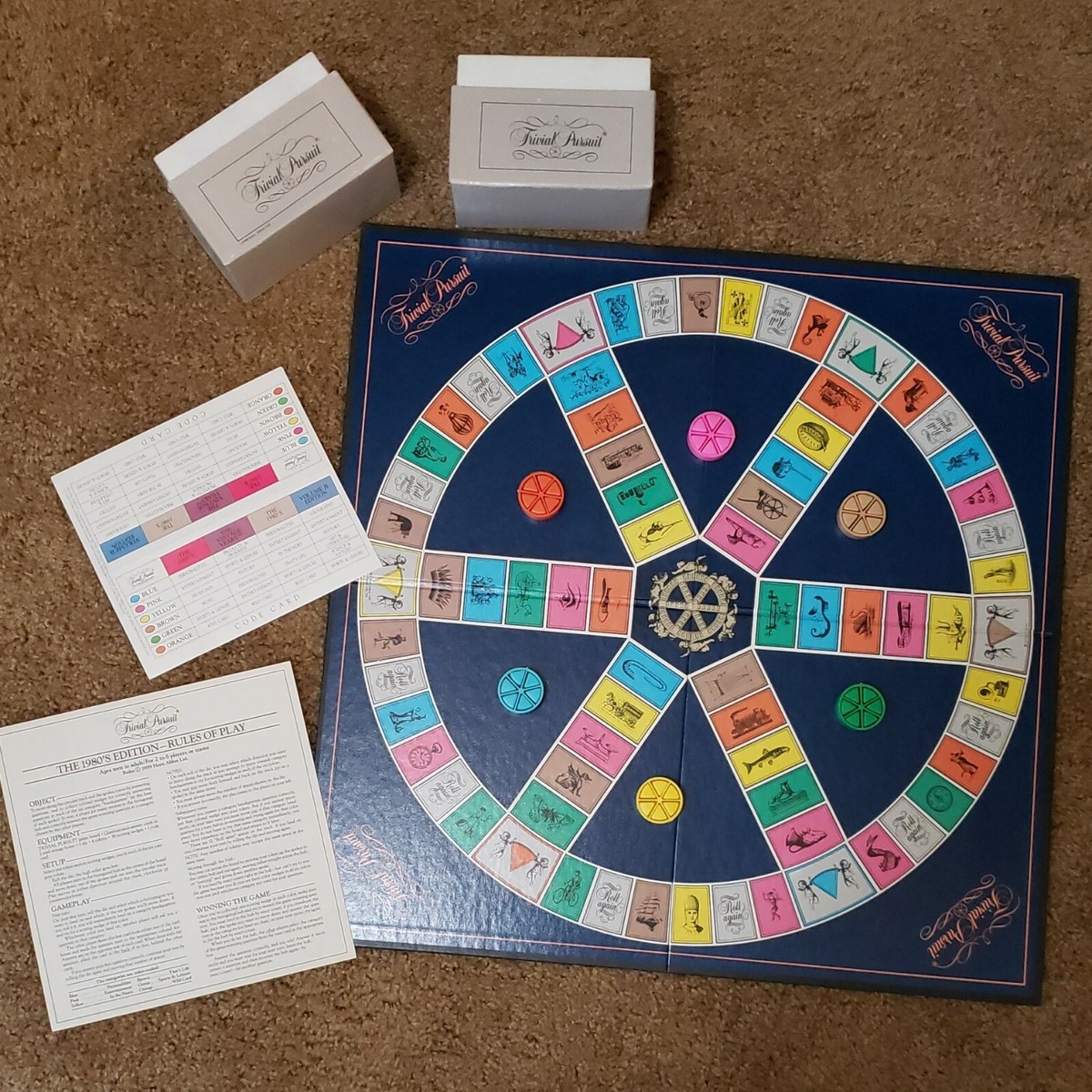 Trivial Pursuit The 1980's Master Game board game | eBay
