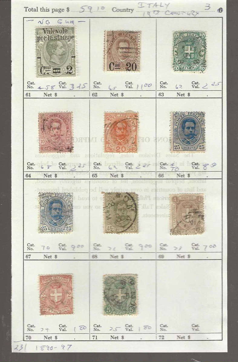 Italy Postage Stamps for sale | eBay