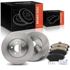 Front Disc Brake Rotors & Ceramic Brake Pads for Mercedes-Benz CLA250 INFINITI