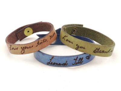 custom signature bracelet, memorial jewelry, handwriting bracelet