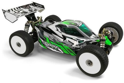 BittyDesign VISION clear 1/8 buggy body Kyosho MP10e Pre-cut Electric / BD-VIS-K