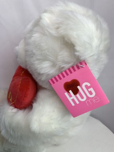 Plush Bear with Heart 12 inch "HUG ME" - Picture 3 of 4