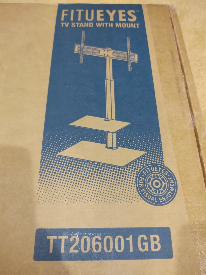 FITUEYES TT206001GB Universal Swivel TV Stand - Image 4 of 4