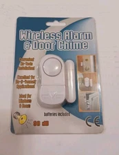 Wireless Home Security Alarm and Door Chime Battery operated 20975 90db DIY
