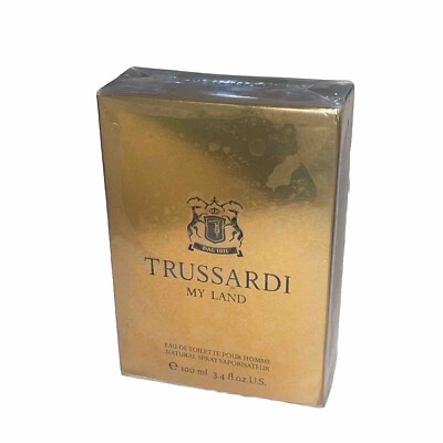 Trussardi My Land Eau De Toilette Für Herren – 100 Ml, Frischer Duft