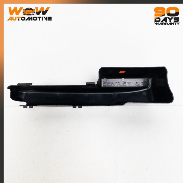 04-13 BENTLEY CONTINENTAL GT FRONT LEFT RIGHT SEAT COVER TRIM BLACK SET OEM