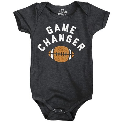 Game Changer Baby Bodysuit Funny Sarcastic Football Jumper For Infants