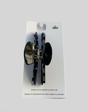 Alo Claw Clip Alo Yoga Hair Clip Black One Size Strong Fit Holds Hair