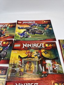LEGO The Ninjago Masters of Spinjitzu 70745 Instruction Manuals - Lot of 10
