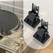 2Pcs Dust Cover Hinge Turntable Parts For AkaiAP-206,Yamaha P-200,Sony PS-11 etc