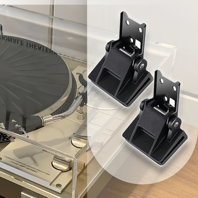 #ad 2Pcs Dust Cover Hinge Turntable Parts For AkaiAP 206Yamaha P 200Sony PS 11 etc $15.99