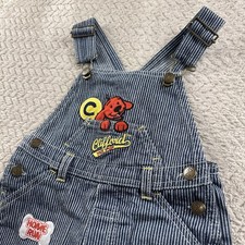 Vintage Rare Clifford The Big Red Dog Overalls Embroidered 18M Y2K
