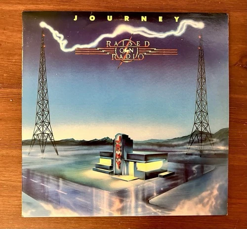 JOURNEY - Raised On Radio (1986) Vinyl LP Record. EX vinyl / EX sleeve
