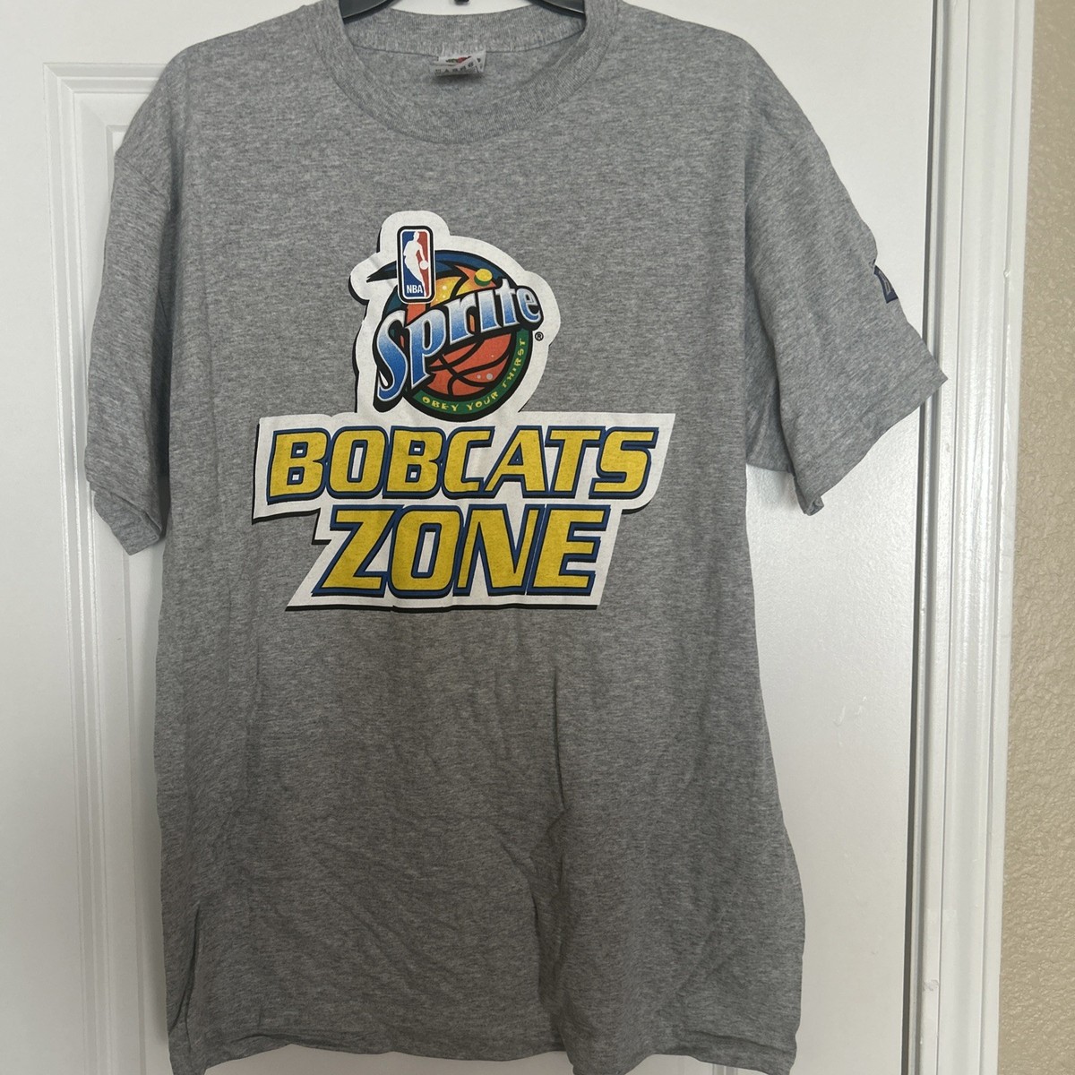Vintage Sprite NBA Charlotte Bobcats Zone T Shirt Medium Fruit Of