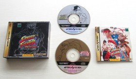 Street Fighter Collection Zero Real Battle set of 4 games Sega Saturn Japan