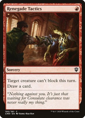 MTG Renegade Tactics [Commander Legends] Foil Near Mint Magic