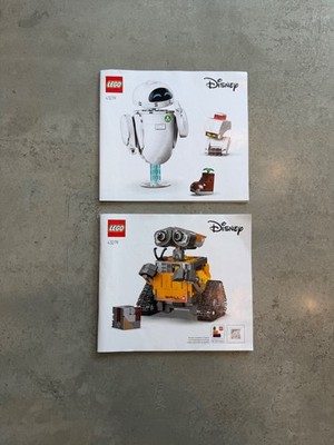 LEGO Disney WALL-E & EVE Set #43279   Instructions Only (2 Booklets)