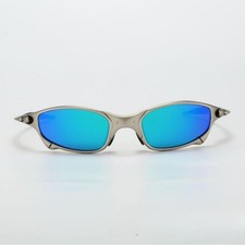 X Metal Sunglasses Silver Oval Frame Glasses UV400 Polarized Sunglasses Goggles