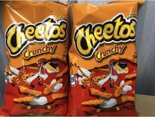2x Cheetos Cheese Crunchy LARGE 8oz/226g Bags American NEWLY Import FREE SHIP