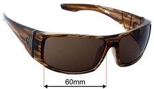 SFx Replacement Sunglass Lenses fits Spy Optic Cooper - 60mm Wide