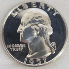 1957 Proof Washington Quarter in BU Condition