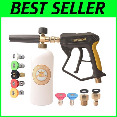 #ad #ad High Pressure Washer Gun with Foam Cannon 5000 PSI $71.99