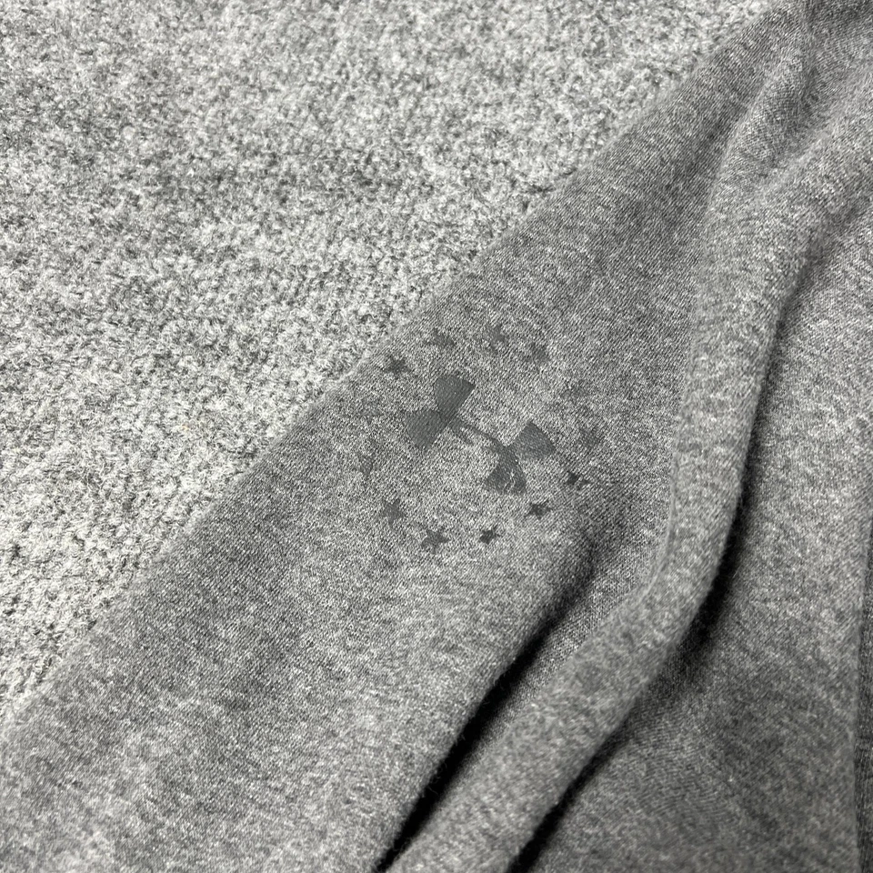 Sudadera con Capucha Under Armour Para Hombres XL Gris ColdGear Tormenta Herido Guerrero Proyecto WWP Foto 4 de 4