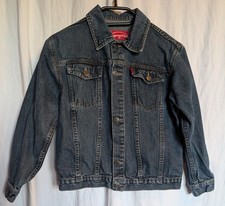 Sanetta Jeansjacke - Blau Gr. 140 Langarm Knöpfe Brusttaschen 100% Baumwolle