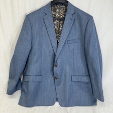 Lauren Ralph Lauren Blue Sport Coat Blazer Men  s 50R Birdseye Micro Texture