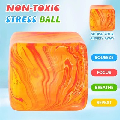 Taba Squishy Eiswürfel Stresskugeln Quetschspielzeug für Kinder Erwachsene sensorisches Zappeln T