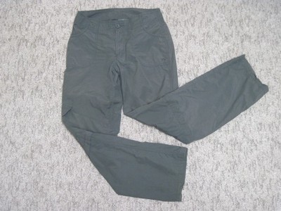 Kathmandu Womens 10 (29x24.25) Convertible Hiking Trail Pants Gray Quick Dry