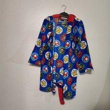Kids Super Mario Bros fleece bathrobe sz L