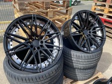 20” BMW ALLOY WHEELS COMPETITION STYLE STAGGERED + 4 NEW TYRES 5x120